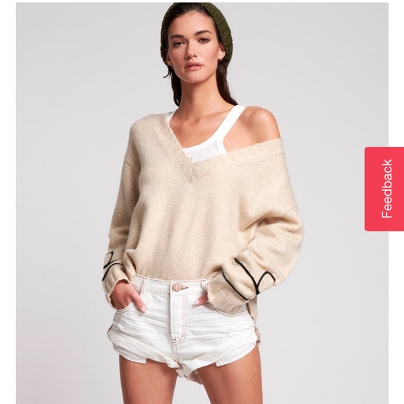 WHITE BEAUTY BANDITS DENIM SHORT - ONE TEASPOON - Picture 5 of 6